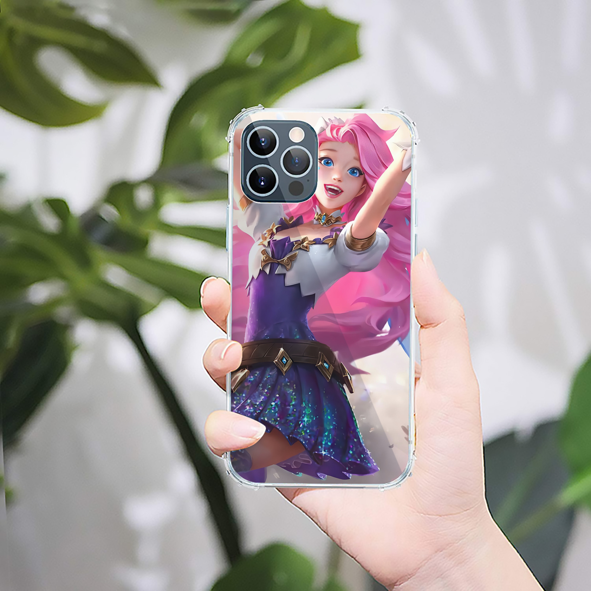 （画像用） リーグ・オブ・レジェンド League of Legends LOL 【iPhone 12シリーズ対応】透明スマホケース（クリアソフトケース）
